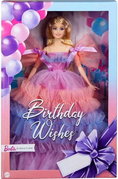 Barbie Signature Birthday Wishes Barbie Doll 2021 Mattel Toys Toywiz