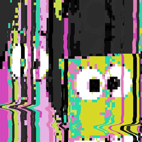 Spongebob Squarepants Glitch  By Xcopy Find And Share On Giphy