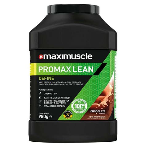 Maximuscle Promax Lean Define Protein Mit Koffein L Carnitin Und