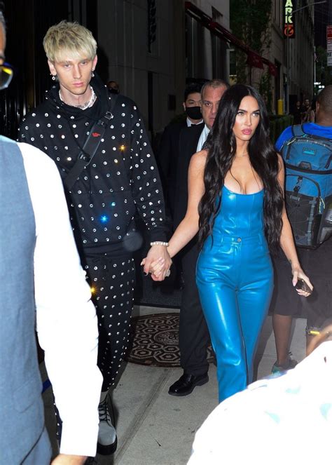 Megan Fox And Machine Gun Kelly Hold Hands Heading Out In The Big Apple 7 Photos Thefappening