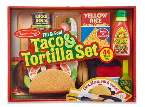 Fill And Fold Taco And Tortilla Set Toys And Co Melissa And Doug