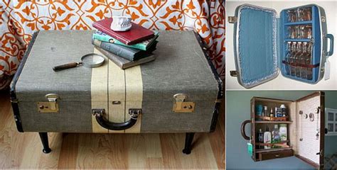 Eight Interesting Ways To Recycle Your Old Suitcases Hometone Home
