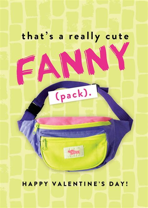 Thats A Really Cute Fanny Pack 90s Valentines Day Cards