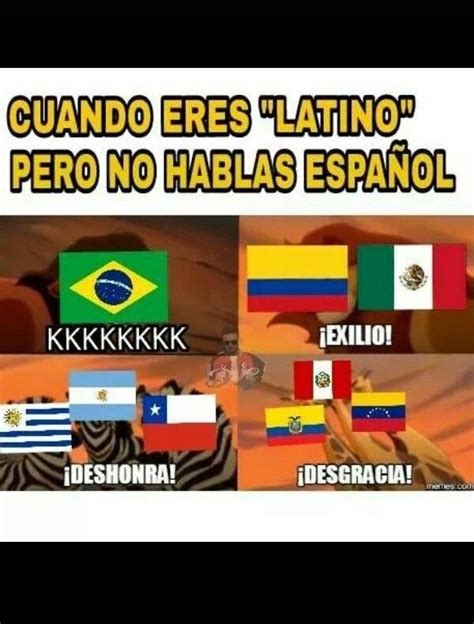 Cuando Eres Latino Pero No Hablas Español Quando Você é Latino