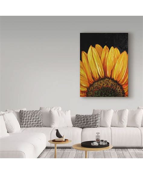 Trademark Global Marcia Baldwin Sunflower Sunflower Canvas Art 35