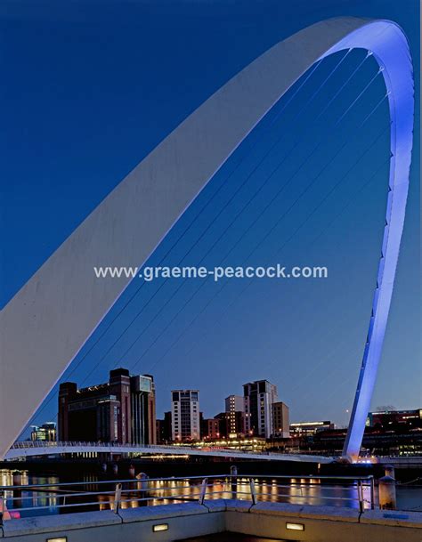 Gateshead Millennium Bridge Newcastle Upon Tyne Tyne And Wear