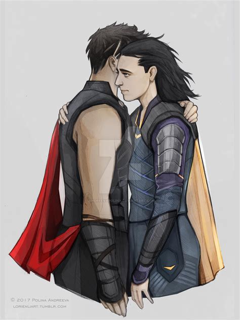 Thor And Loki By Andreevapolina On Deviantart