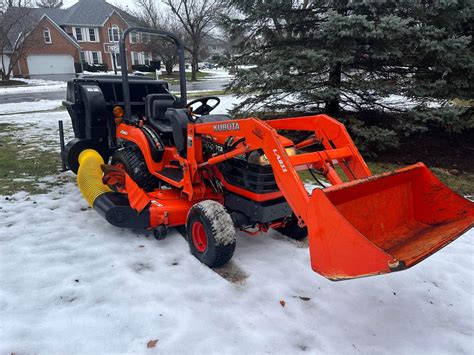 Kubota Bx2200 4x4 Compact Tractor With A Loader 60 Inch Deck And Power