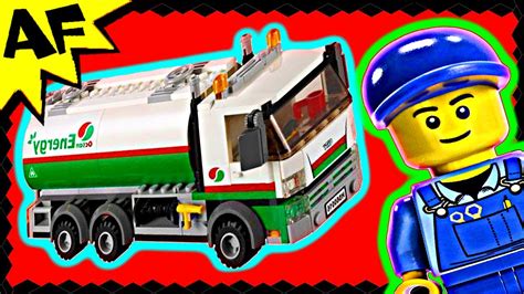 Lego City Tanker Truck 60016 Animated Building Review Youtube