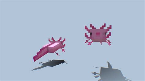 Minecraft Axolotl Download Free 3d Model By Earthenticbotha 2210421