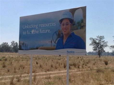 Santos Billboard Near Gunnedah Oct 2013 Activism Billboard Oct