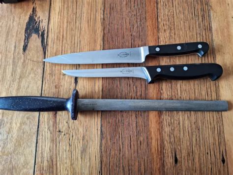 f dick flat sharpening steel 25cm knife boning carving germany bulk lot x3 99 99 picclick au