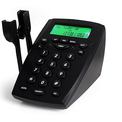Telephone Dialpad With Headset Stand Call Center Dial Key Pad Phone