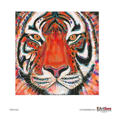 Tiger Fine Art Prints Dawn Lewis Art