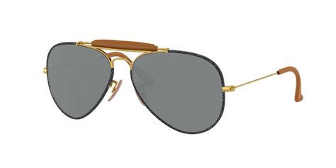 Ray Ban Rb3422q Aviator Craft Prescription Sunglasses