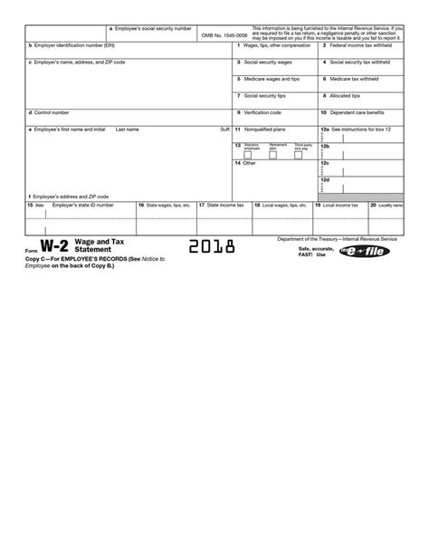 Fillabletaxforms Create A Free W2 Form W2 Forms Tax Forms Social