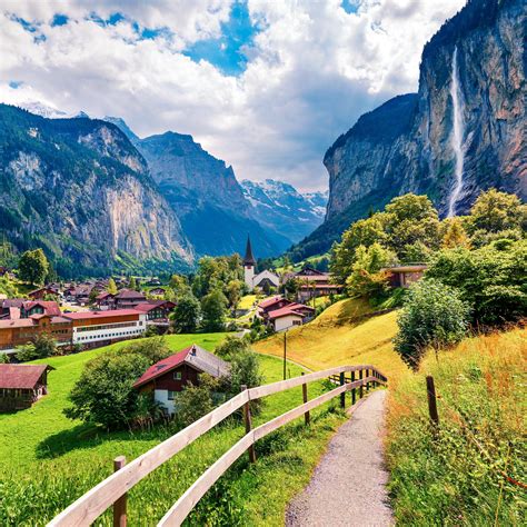 Lauterbrunnen Switzerland Is Said To Be The Mountainous Land That