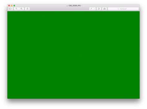 Macos Blank Green Screen In Preview Ask Different