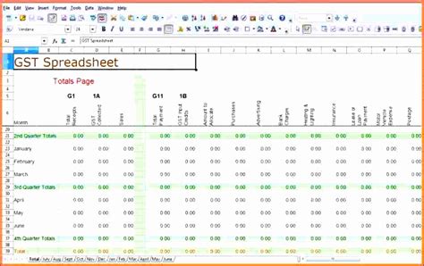 Chart Of Accounts Excel Template