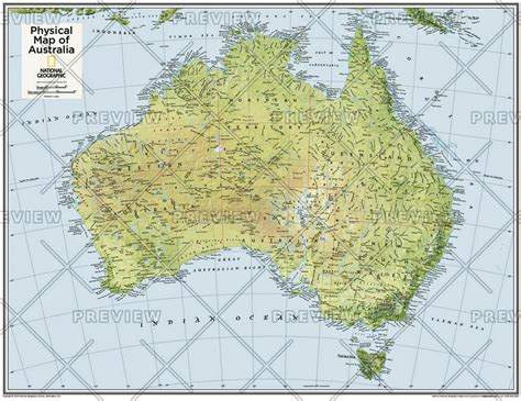 Australia Physical Atlas Of The World 10th Edition 2015 By National