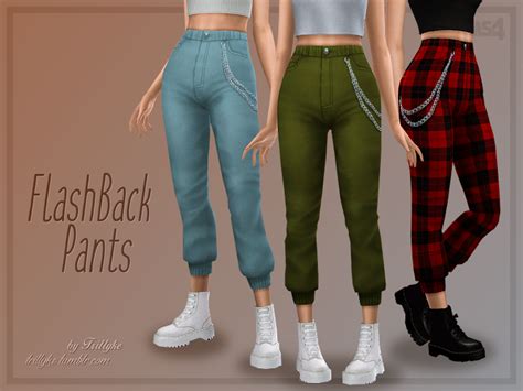 The Sims Resource Trillyke Flashback Pants