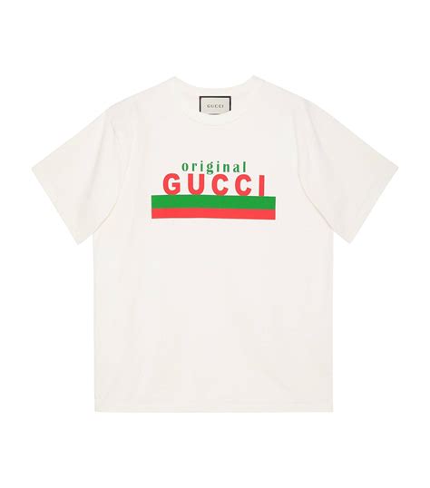 Gucci Neutrals Original Gucci T Shirt Harrods Uk