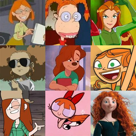 Top 93 Images Cartoon Character With Red Hair And Freckles Completed
