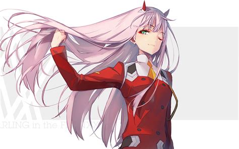 Download Wallpapers Darling In The Franxx Zero Two Japanese Manga