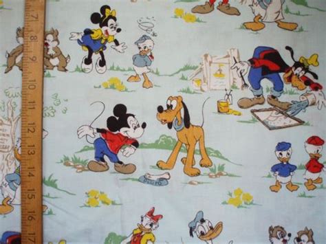 Vintage Disney Fabric Thefabricofmylife Flickr