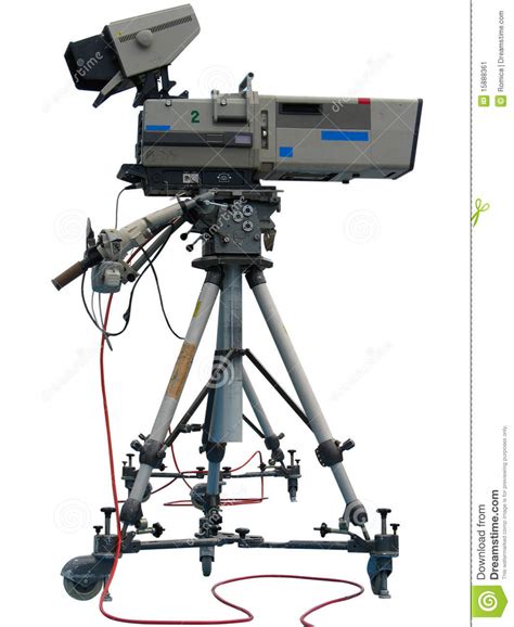 Tv Professional Studio Digital Video Camera Stock Image