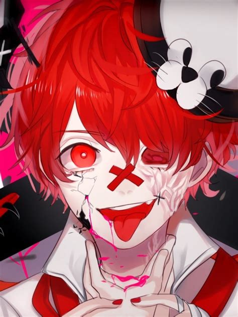 Download 600x800 Anime Boy Psycho Tongue Wallpapers For