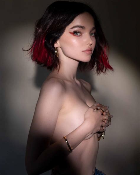 Dove Cameron Beautiful Boobs In A Topless Photoshoot By Sarah Krick