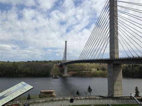 The Bridge And Observatory Picture Of Penobscot Narrows Bridge