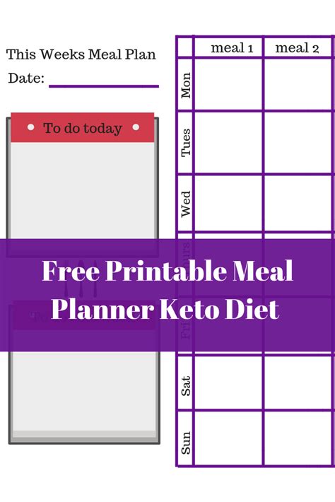 Each template has a sunday or monday start and can be download as an editable pdf, word or image file. Free printable Keto Meal Planner | Keto, Week meal plan ...