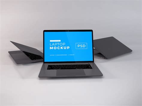 Premium Psd Realistic Laptop Mockup