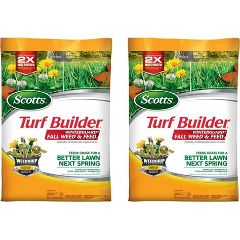 Scotts Turf Builder Winterguard Fall Weed And Feed3 Weed Killer Plus