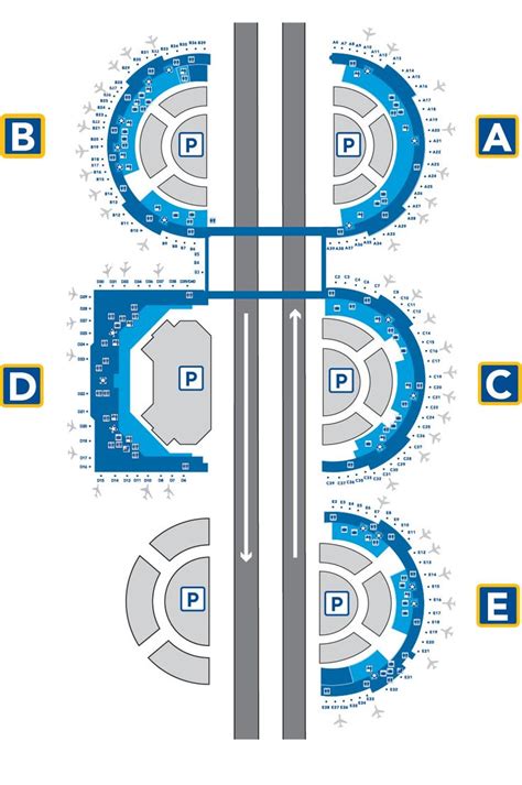 Dfw Airport Terminal Layout One Of The Easiest Airport To Navigate