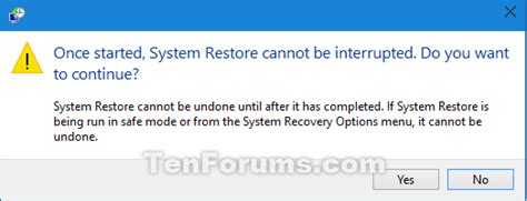 System Restore Windows 10 Tutorials
