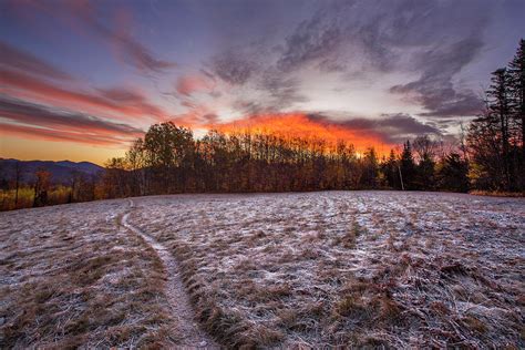 Frosty Sunrise Path Photograph By Chris Whiton Fine Art America