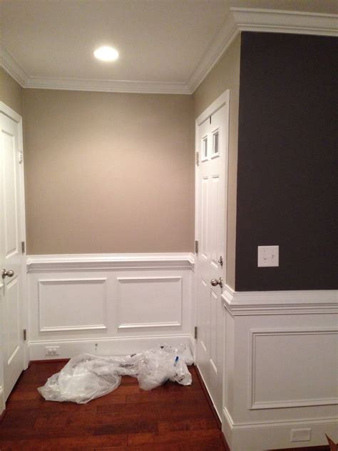 hallway color perfect greige  sherwin williams  absolutely