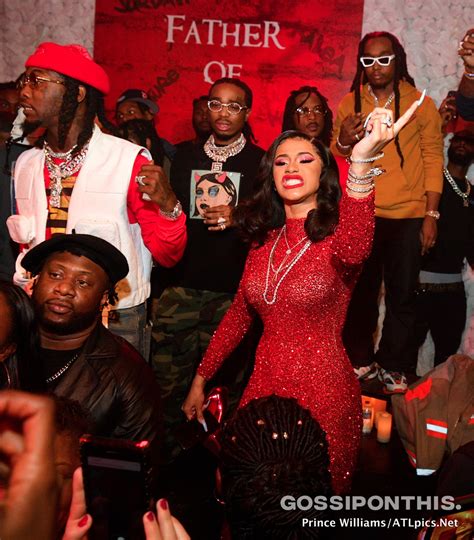 Mother, father, siblings, husband and kids. Cardi B Supports Her Husband Offset at His "Father of 4" Album Release Party in Atlanta (PHOTOS)