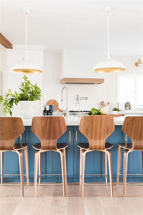 Bright Airy Modern Kitchen Design Inspiration Blue Cabinets Kitchen