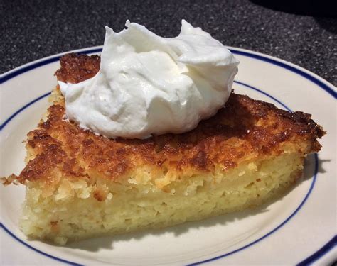 Impossible Coconut Pie Bisquick Recipe Coconut Pie Recipe