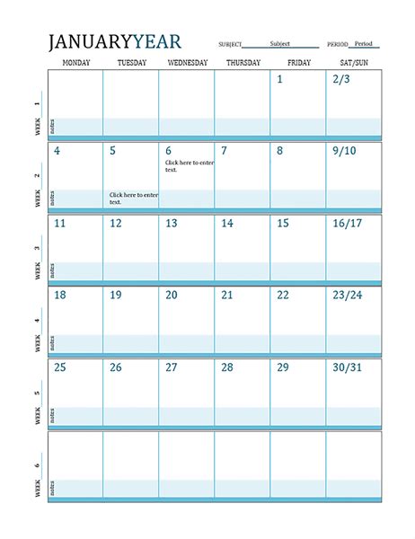 Lesson Plan Calendar Template Pdf Template Gambaran