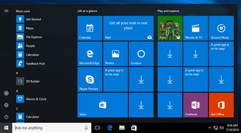 Get Started With The New Start Menu In Windows 10 Anniversary Update