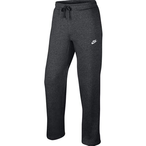 Nike Nike Club Fleece Open Hem Mens Sweatpants Dark Greywhite