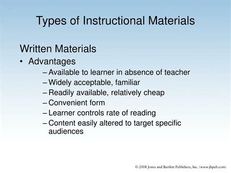Ppt Chapter 12 Instructional Materials Powerpoint Presentation Free