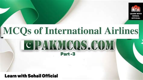 MCQs Of International Airlines P P 3 MCQs Most Repeated GK MCQS PPSC