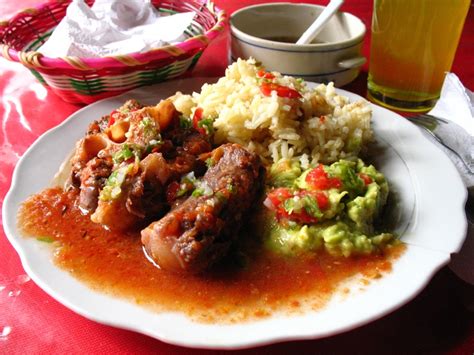 Guatemalan Cuisine Rabo Guisado Antiguadailyphotocom