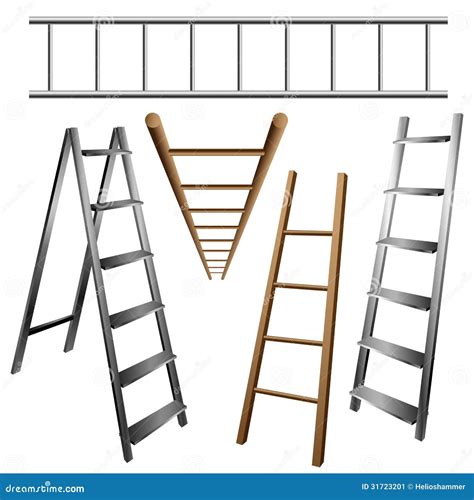 Ladder Set Stock Vector Illustration Of Equipment Ladder 31723201